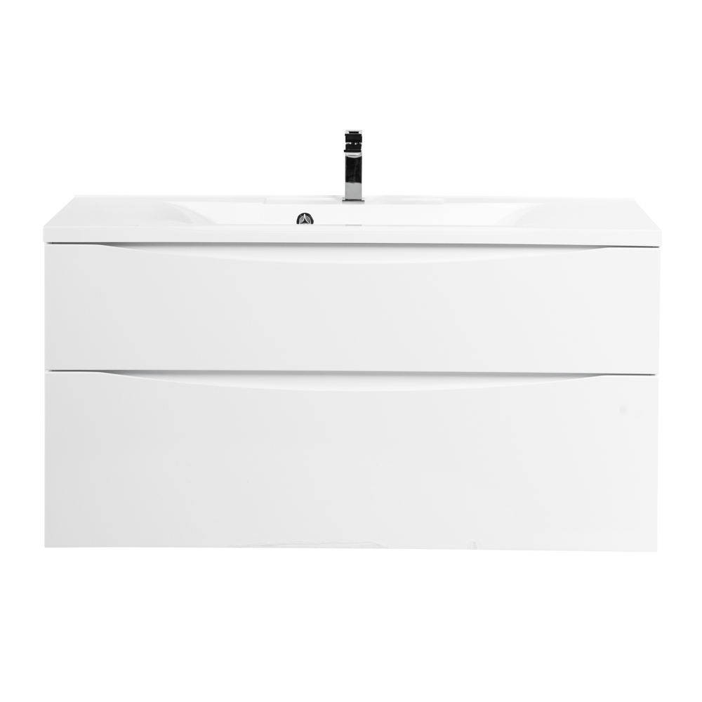 Тумба подвесная с раковиной BelBagno MARINO-H60-1100-2C-SO-BL-P
