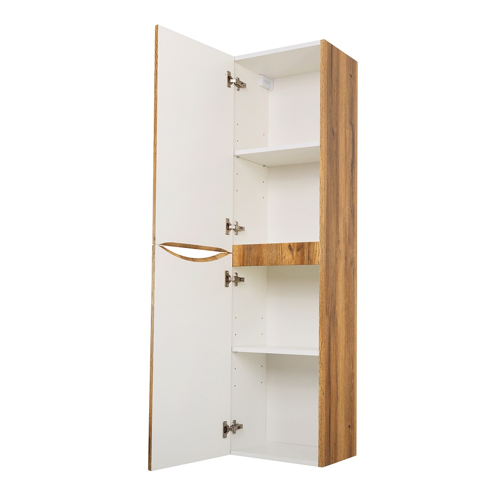 Пенал подвесной BelBagno FLY-MARINO-1500-2A-SC-RR-P-L левосторонний, Rovere Rustico