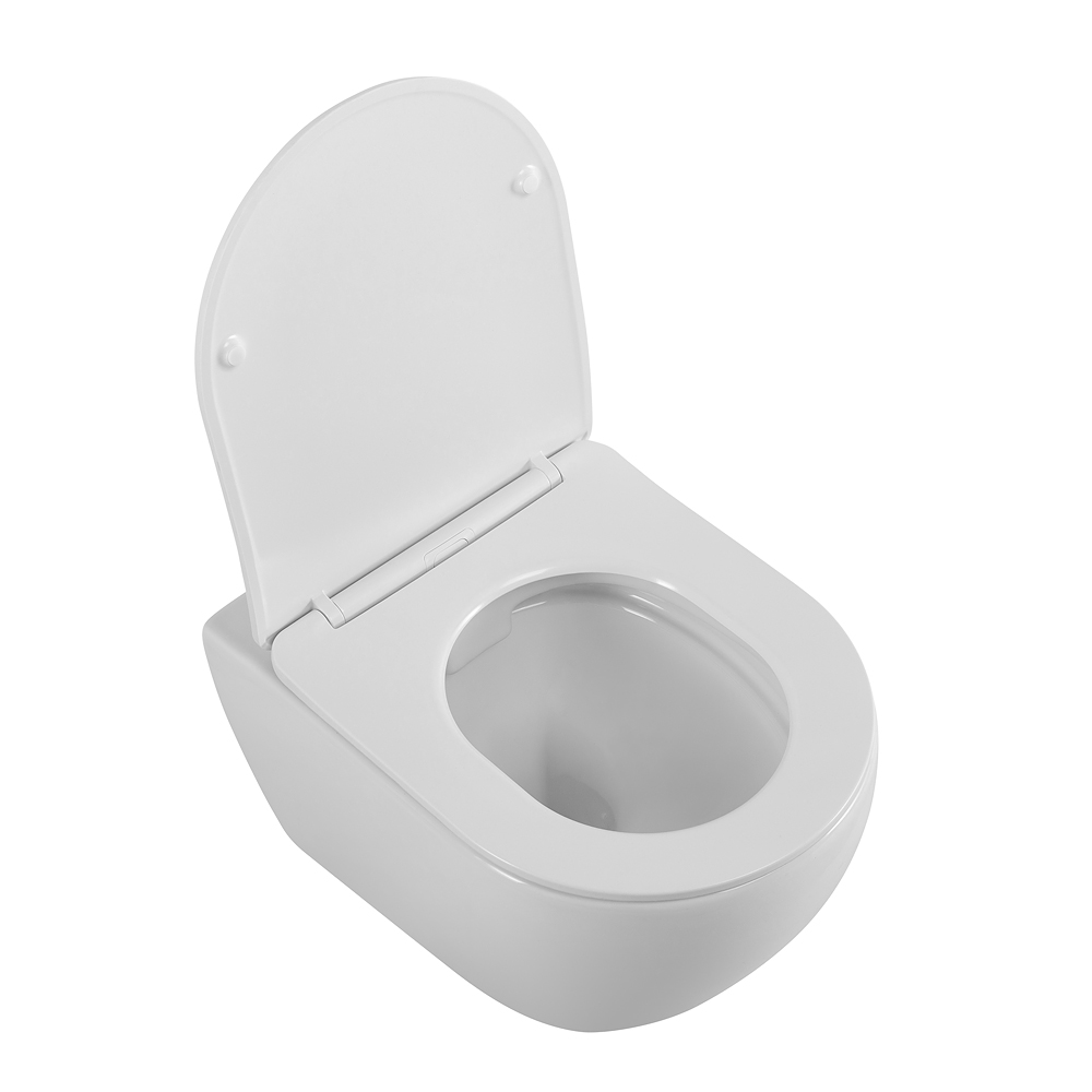 Унитаз подвесной Cezares STYLUS CZR-513-TH-R безободковый с сиденьем CZR-089-SC