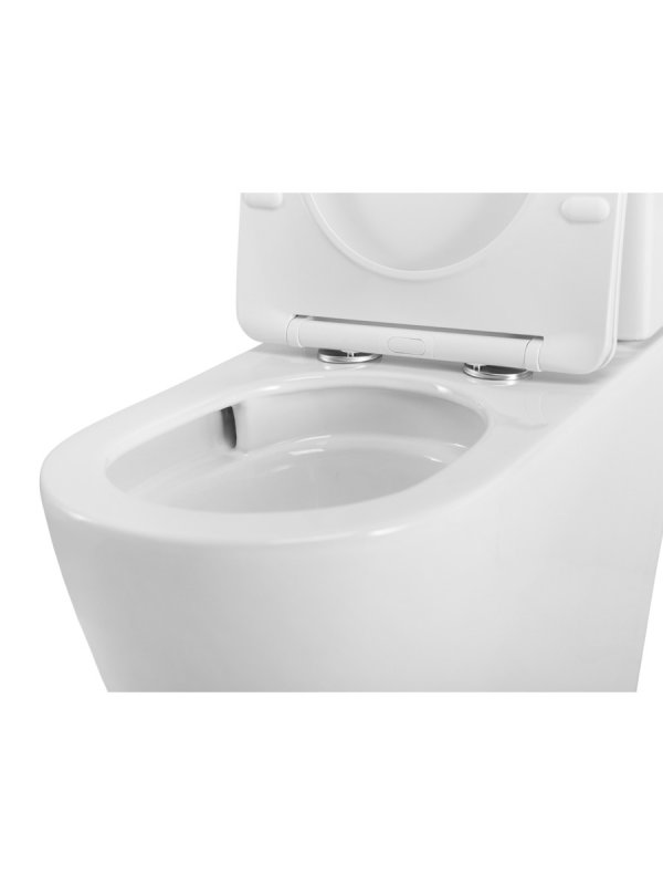 купить Чаша напольного унитаза CEZARES STYLUS CZR-538-CP-TOR/SC со смывом TORNADO  