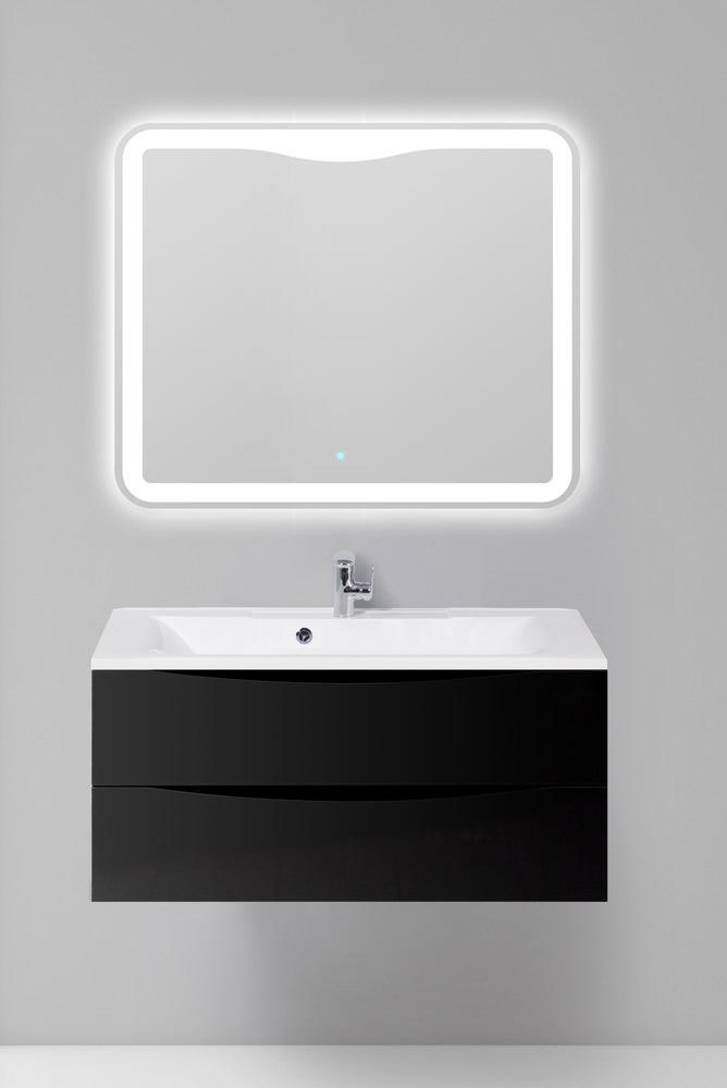 купить Тумба подвесная с раковиной BelBagno MARINO-1100-2C-SO-NL-P 