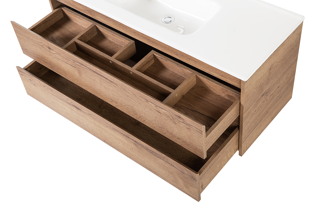 Тумба подвесная с раковиной BelBagno KRAFT-1200-2C-SO-RT
