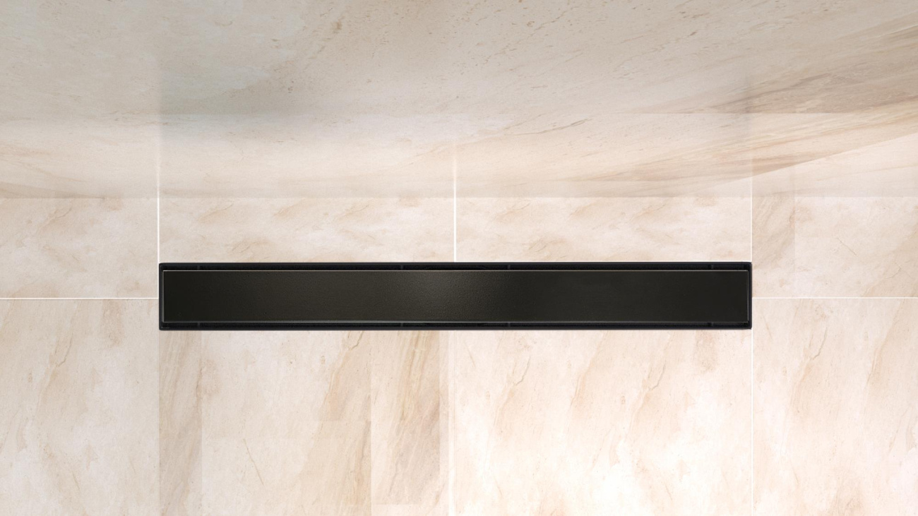 купить Душевой линейный трап 90 см BelBagno BB-LD-LUCE-90-NERO лоток чёрный матовый 