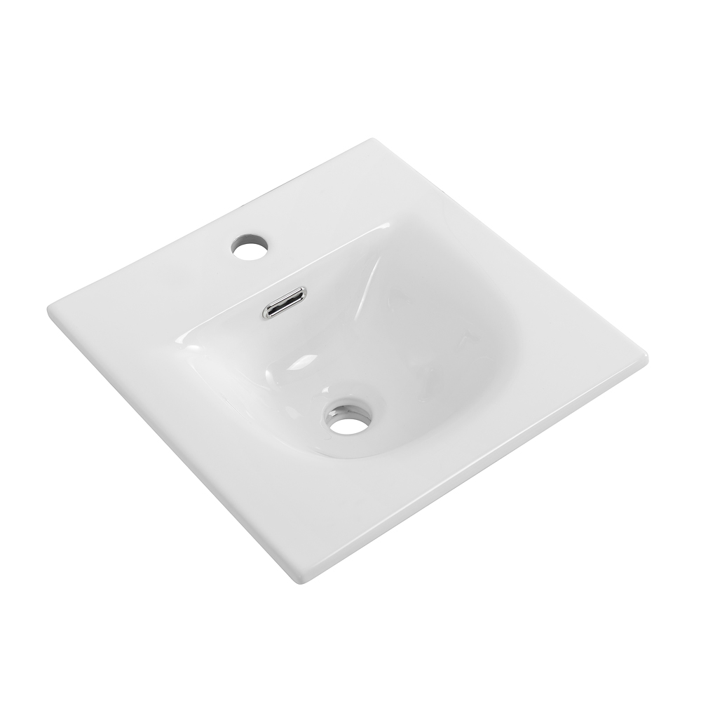Тумба с раковиной подвесная BelBagno UNO-MINI-400-2C-SO-CO Бежевый матовый, раковина белая BB-8099-3-40