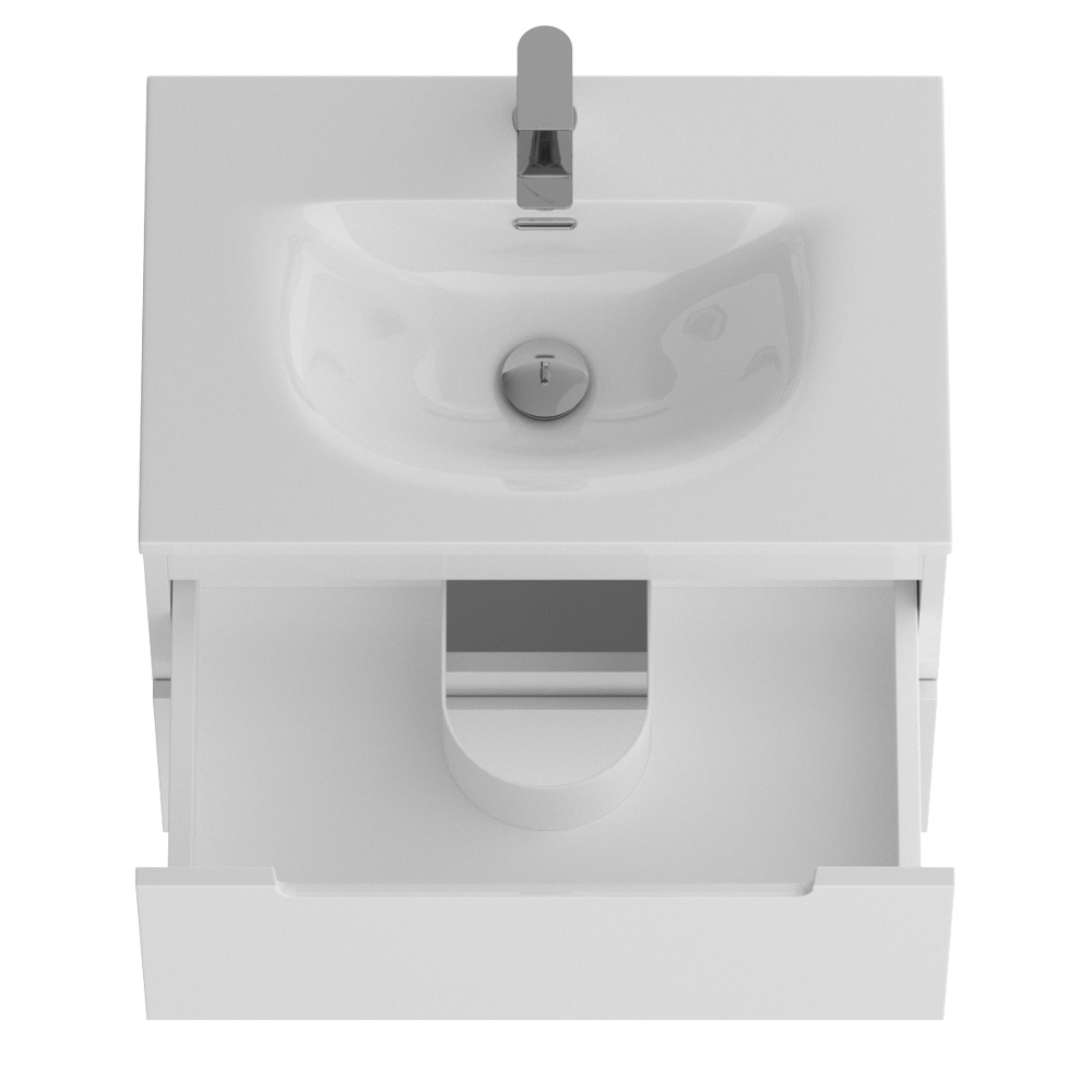 Тумба подвесная с раковиной BelBagno ETNA39-700/390-2C-SO-BL-P+BB-8099-3-70