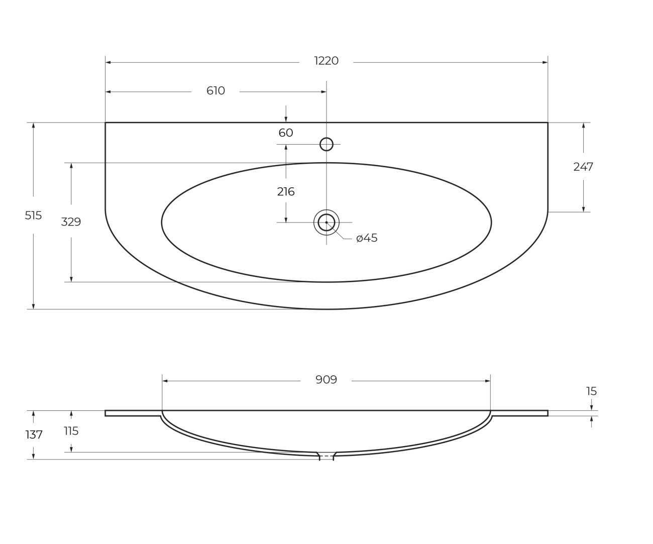 Раковина стеклянная Cezares 82368 Extra-light