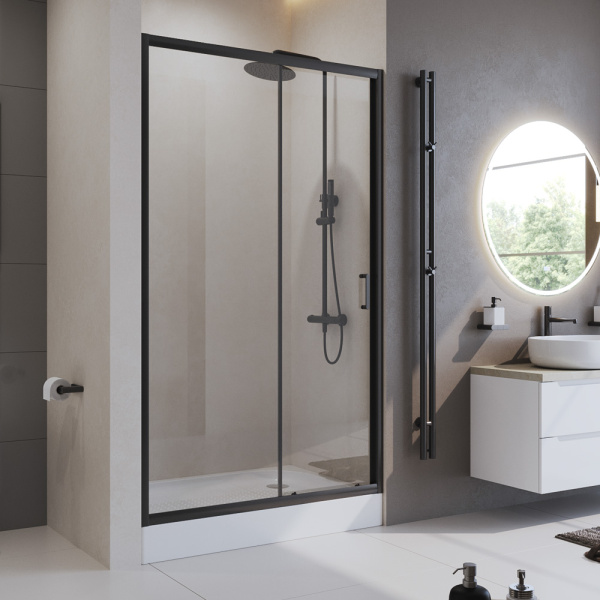 Дверь в проём BelBagno UNO-195-BF-1-130-C-NERO