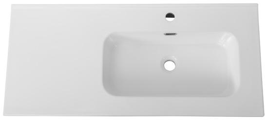 Керамическая раковина CEZARES CZR-8095-100-R, чаша справа