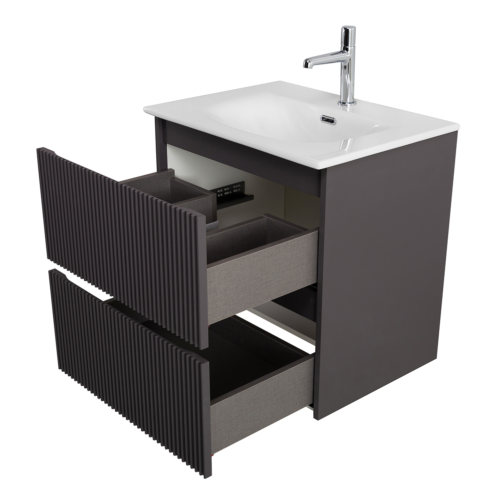 Тумба под раковину подвесная BelBagno UNO-600-2C-SO-GSO