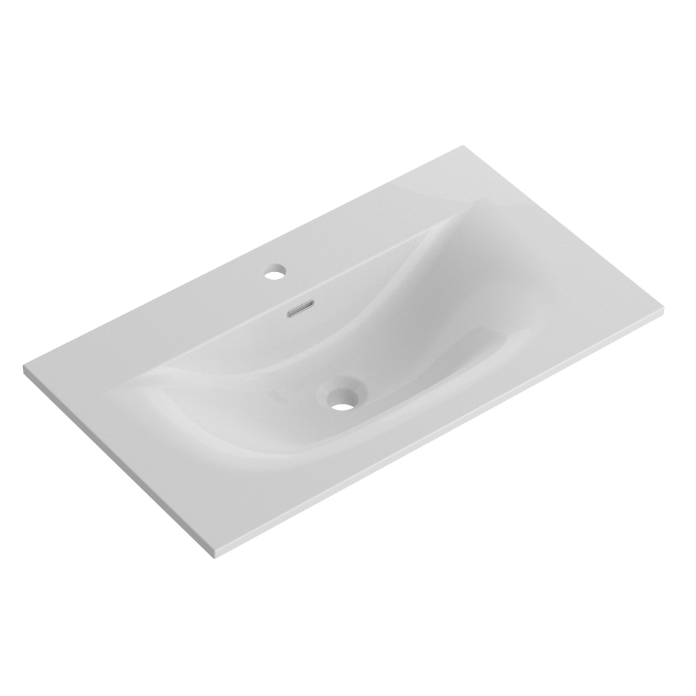 Тумба с раковиной подвесная BelBagno KRAFT-900-2C-SO-AO Голубой матовый, раковина белая BB-8099-90
