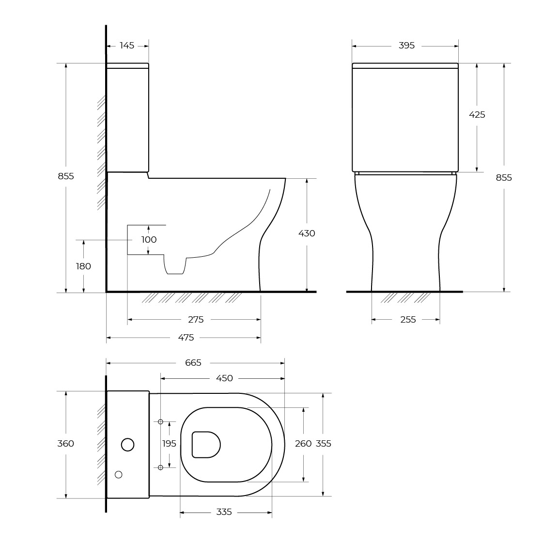 Унитаз-компакт безободковый с сиденьем и смывом TORNADO BelBagno SFERA-TOR BB2141CP-TOR/SC+BB2141T