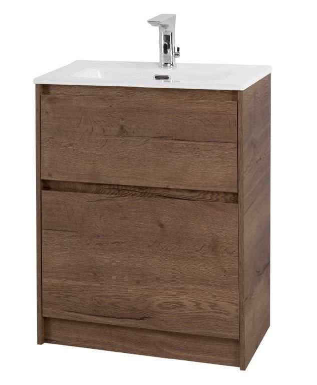 Тумба напольная с раковиной BelBagno KRAFT39-600/390-2C-PIA-RT