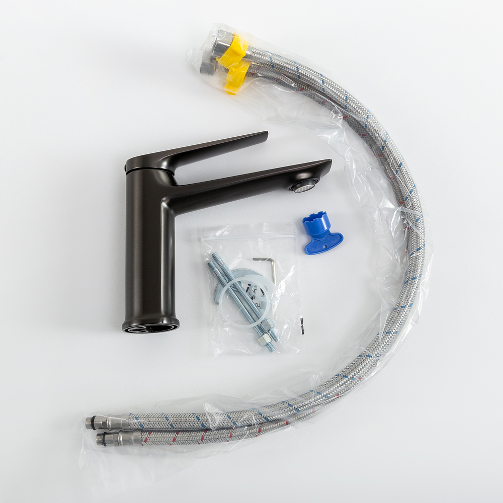 Cмеситель для раковины Cezares LINER-LS-GM-W0 без донного клапана