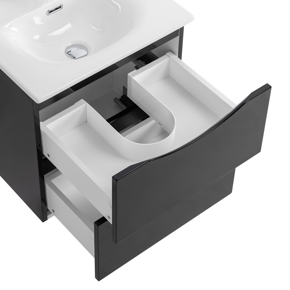 Тумба под раковину подвесная BelBagno MARINO-CER-MINI-600-2C-SO-NL-P