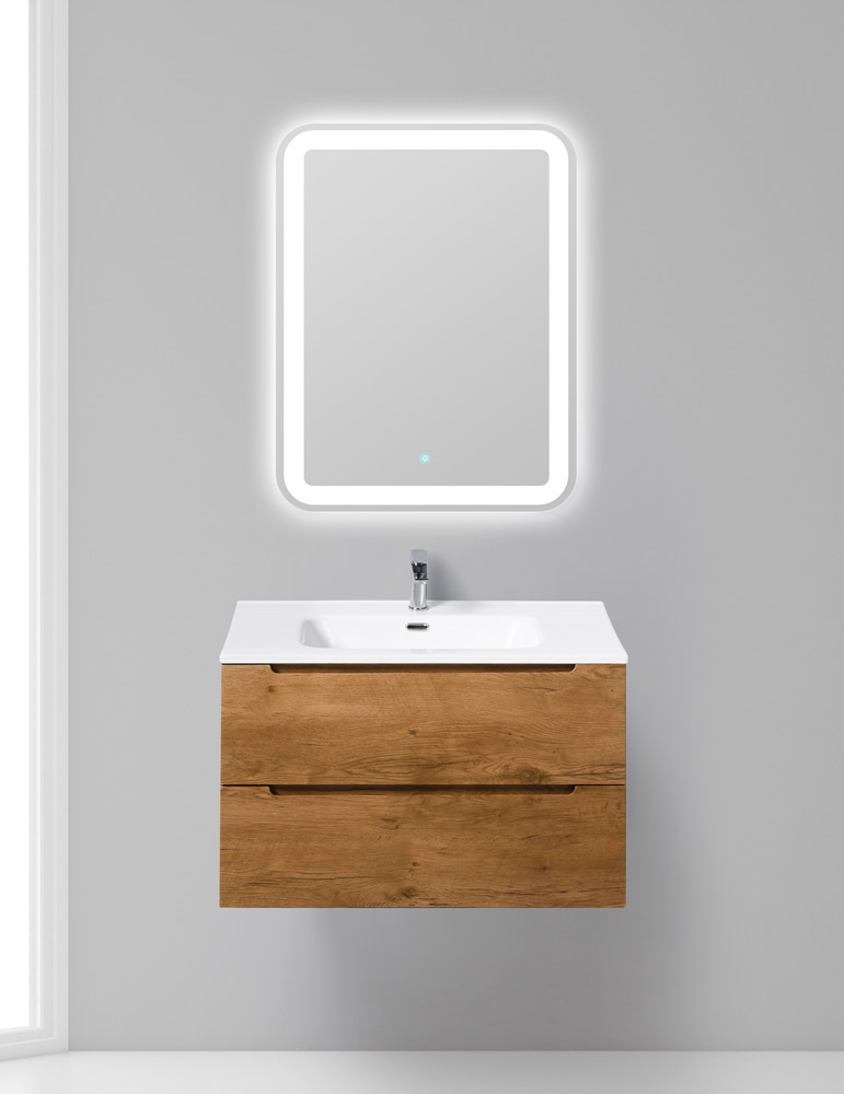 Тумба подвесная с раковиной BelBagno ETNA39-700/390-2C-SO-RN-P+BB700/390ETL