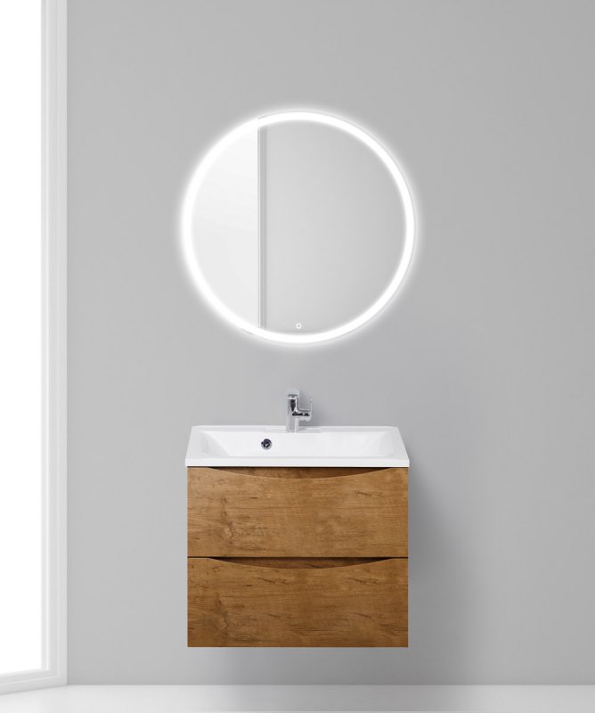 купить Тумба подвесная с раковиной BelBagno MARINO-650-2C-SO-RN-P 