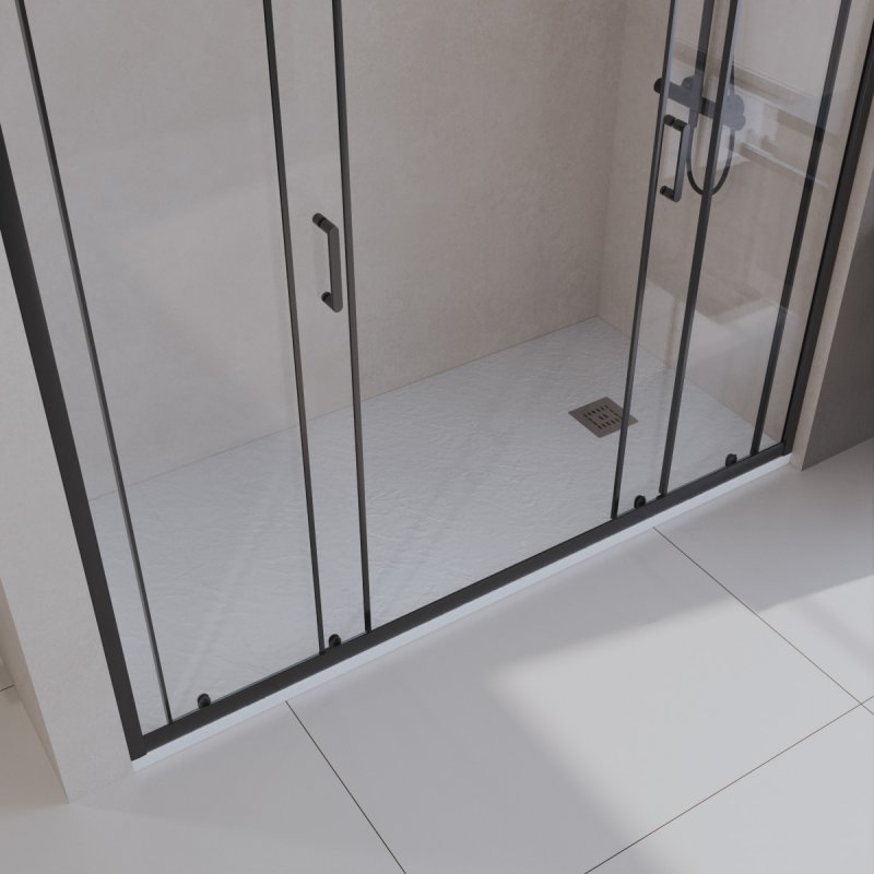 Поддон из искусственного мрамора Belbagno TRAY-MR-UNO-AH-100/80-35-W-CR