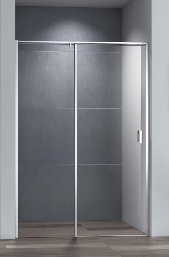 купить Душевая дверь Cezares URBAN-B-12-130-C-CR, 130х195, профиль хром, стекло прозрачное 