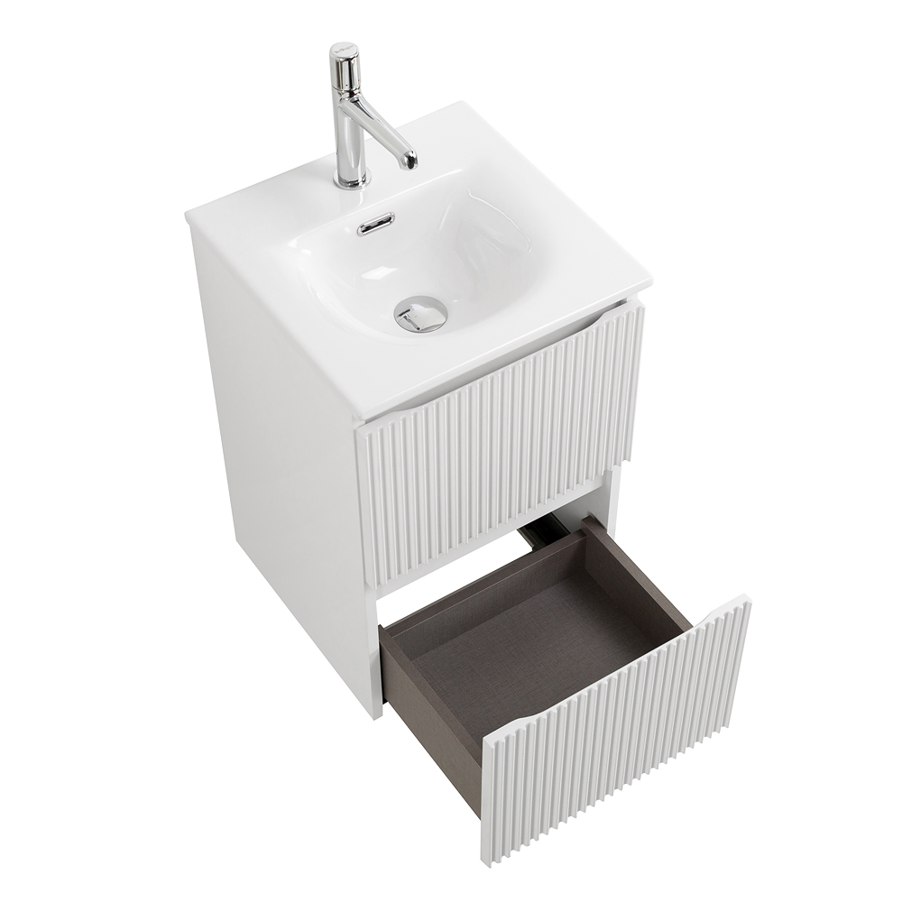 Тумба под раковину подвесная BelBagno UNO-MINI-400-2C-SO-BO
