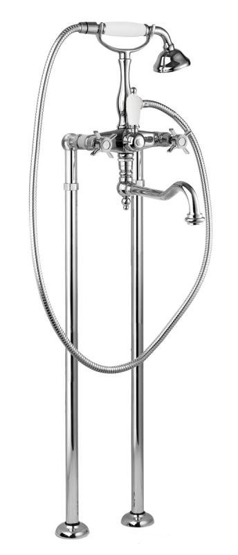 Напольный смеситель для ванны с ручным душем CEZARES LORD-VDP2-01-Bi
