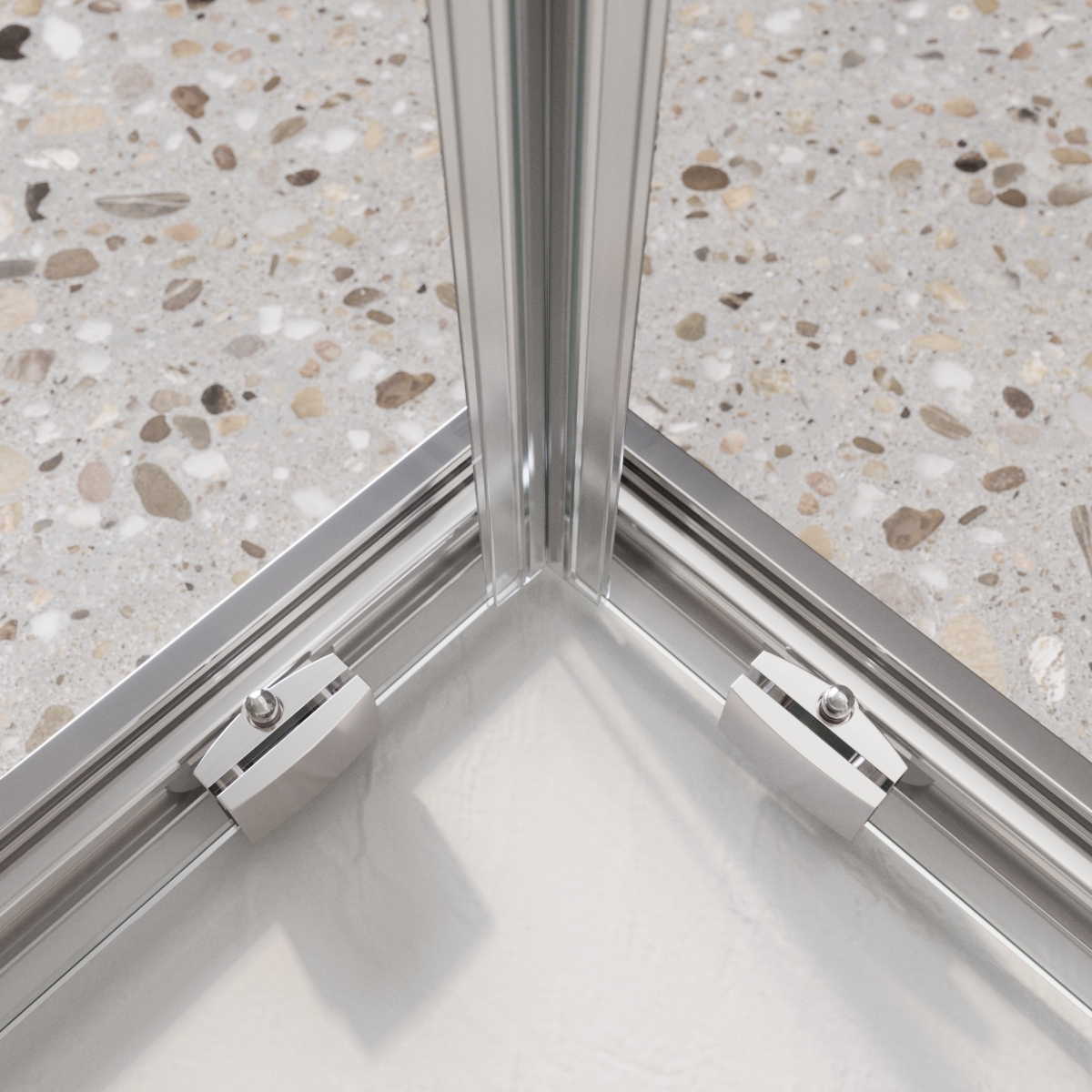 Душевой уголок LUCE-AH-22-150/120-C-Cr