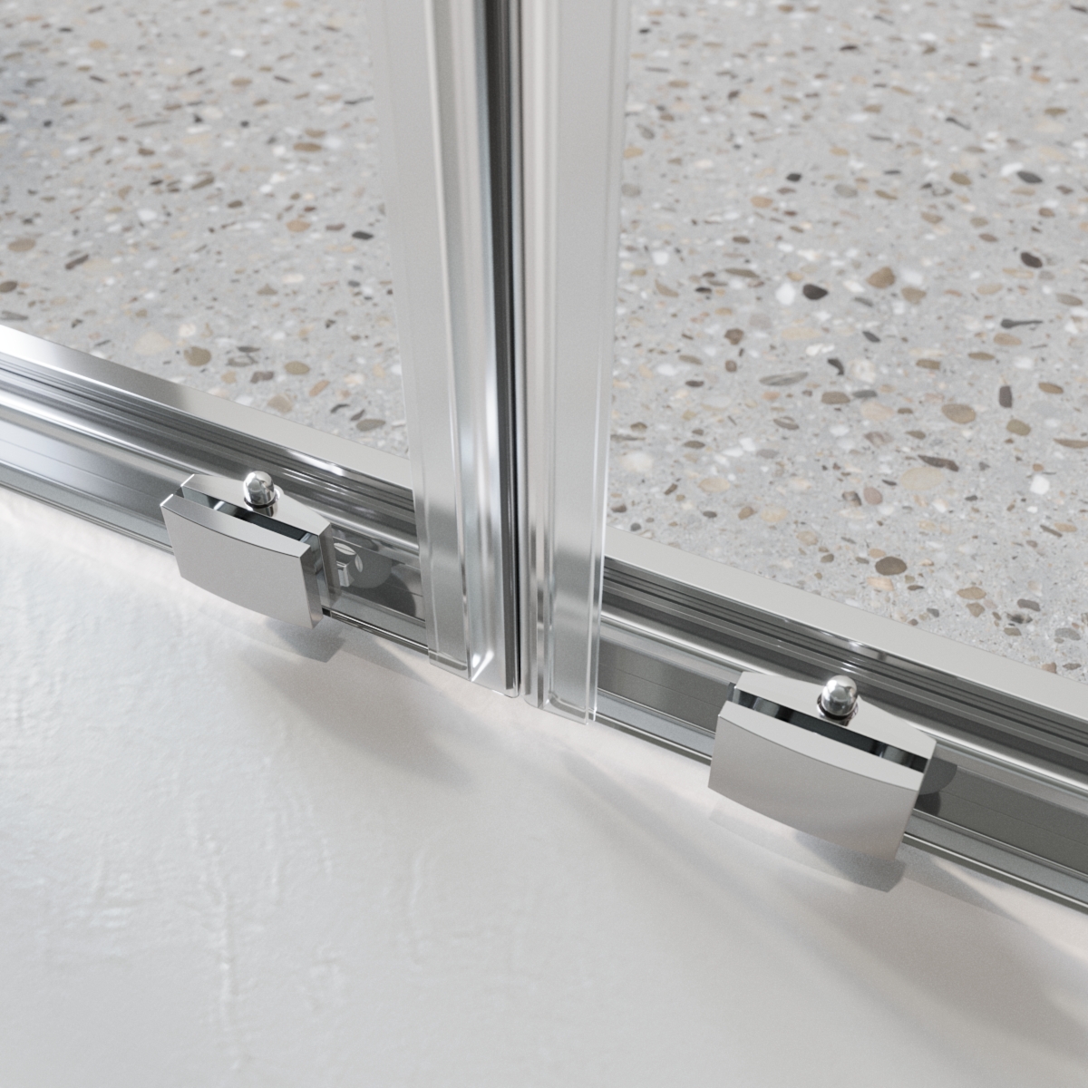 Дверь в проём BelBagno LUCE-BF-2-150-C-Cr