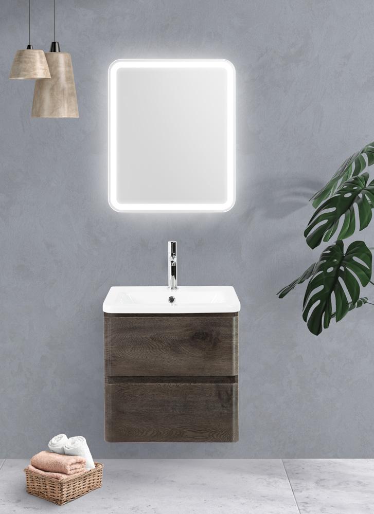 купить Тумба подвесная с керамической раковиной BelBagno ALBANO-CER-600-2C-SO-RNG 
