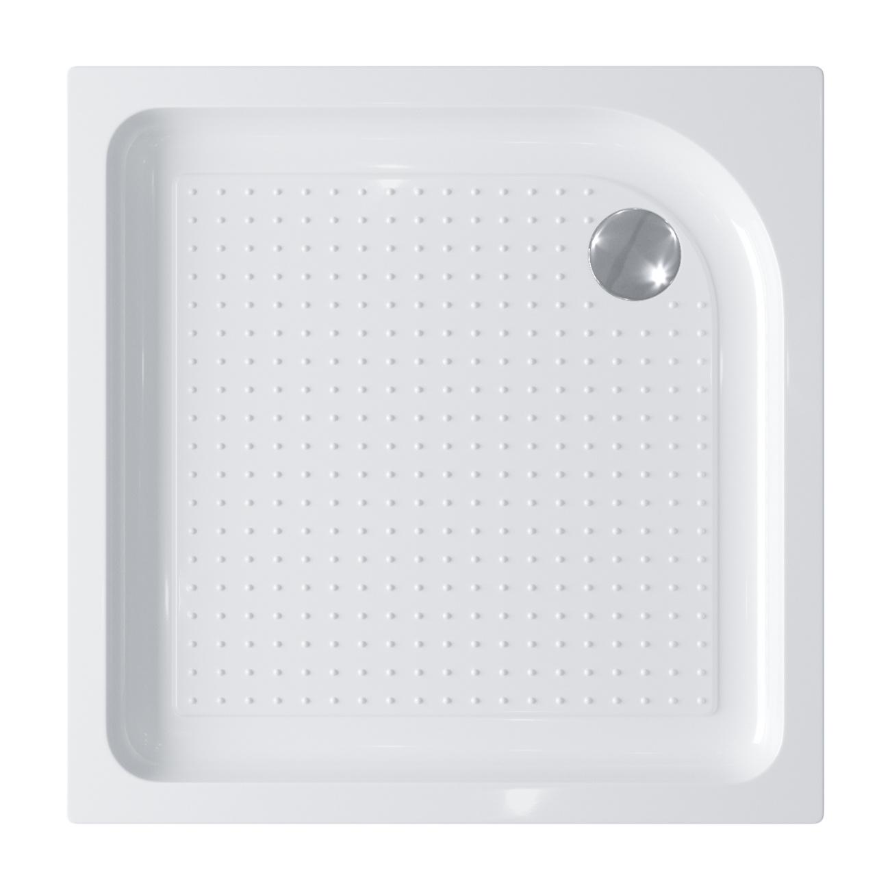 купить Акриловый поддон 95х95 BelBagno TRAY-BB-A-95-15-W с сифоном 