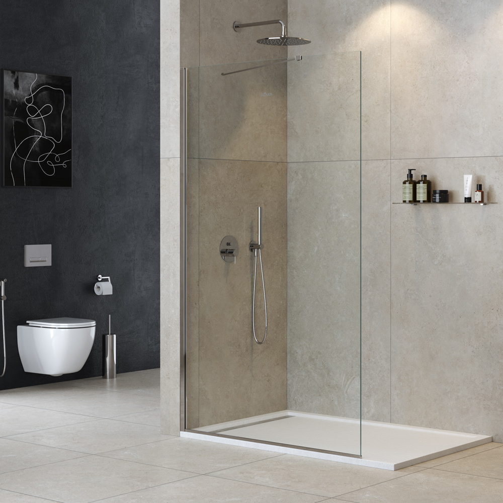 купить Душевая перегородка Cezares LIBERTA-L-1-TB-140-C-Cr 
