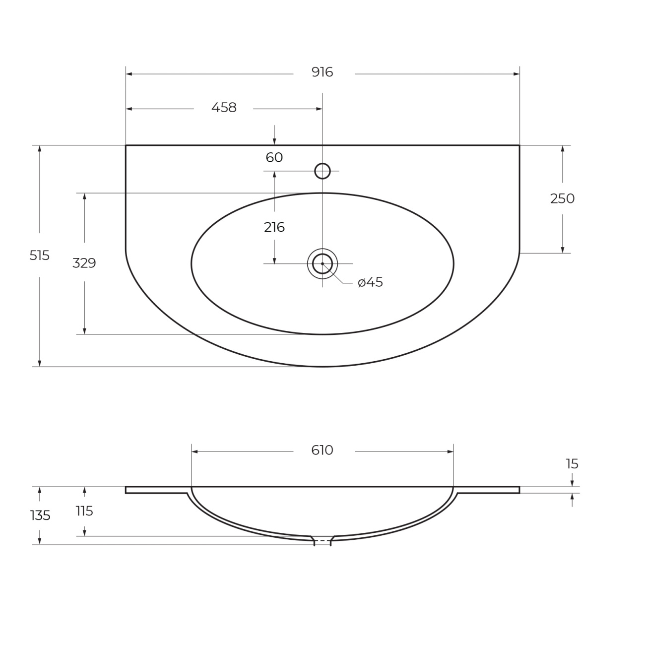 Раковина стеклянная Cezares 82399 Extra-light