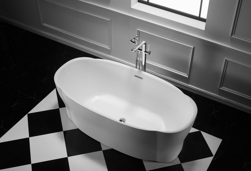 купить Ванна акриловая отдельностоящая BelBagno BB403-1700-850 