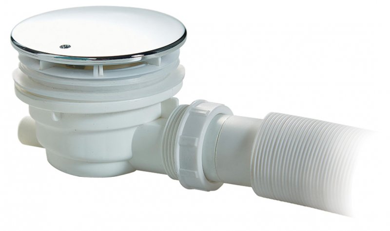 Поддон акриловый 120х100 правосторонний Cezares TRAY-A-RH-120/100-550-15-W-R с сифоном
