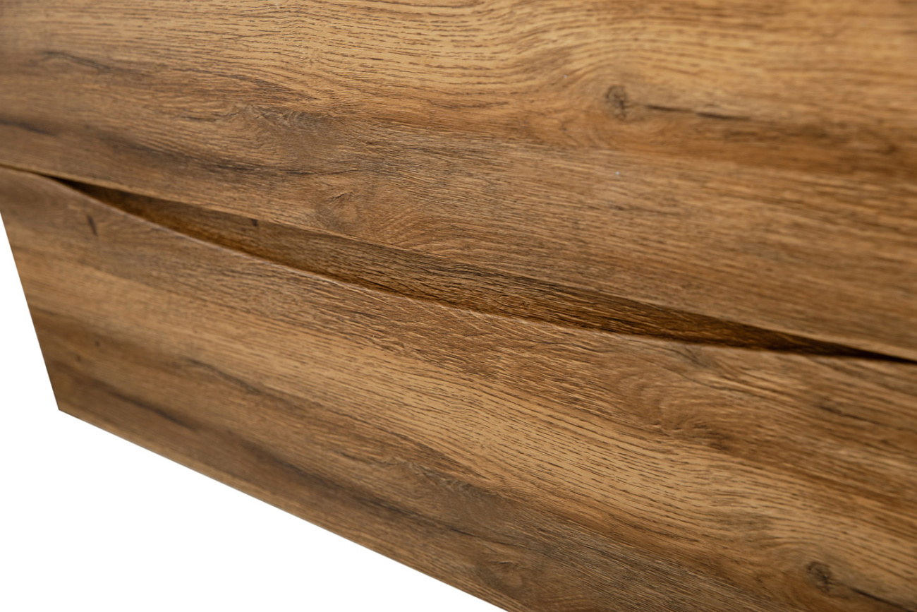 Тумба с раковиной подвесная BelBagno MARINO-CER-N-1200-2C-SO-RR-P Rovere Rustico, раковина белая BB-8099-120