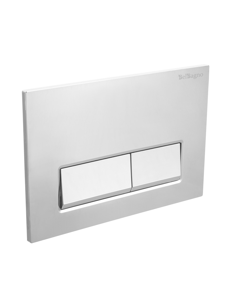 Кнопка смыва BelBagno BB-15R-CRM цвет хром