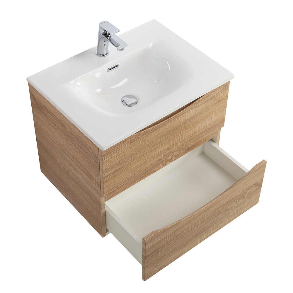 Тумба под раковину подвесная BelBagno MARINO-CER-N-600-2C-SO-WO-P