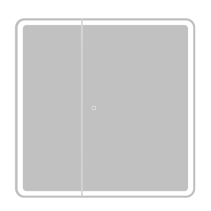купить Зеркальный шкаф BelBagno Marino SPC-MAR-800/800-2A-LED-TCH 