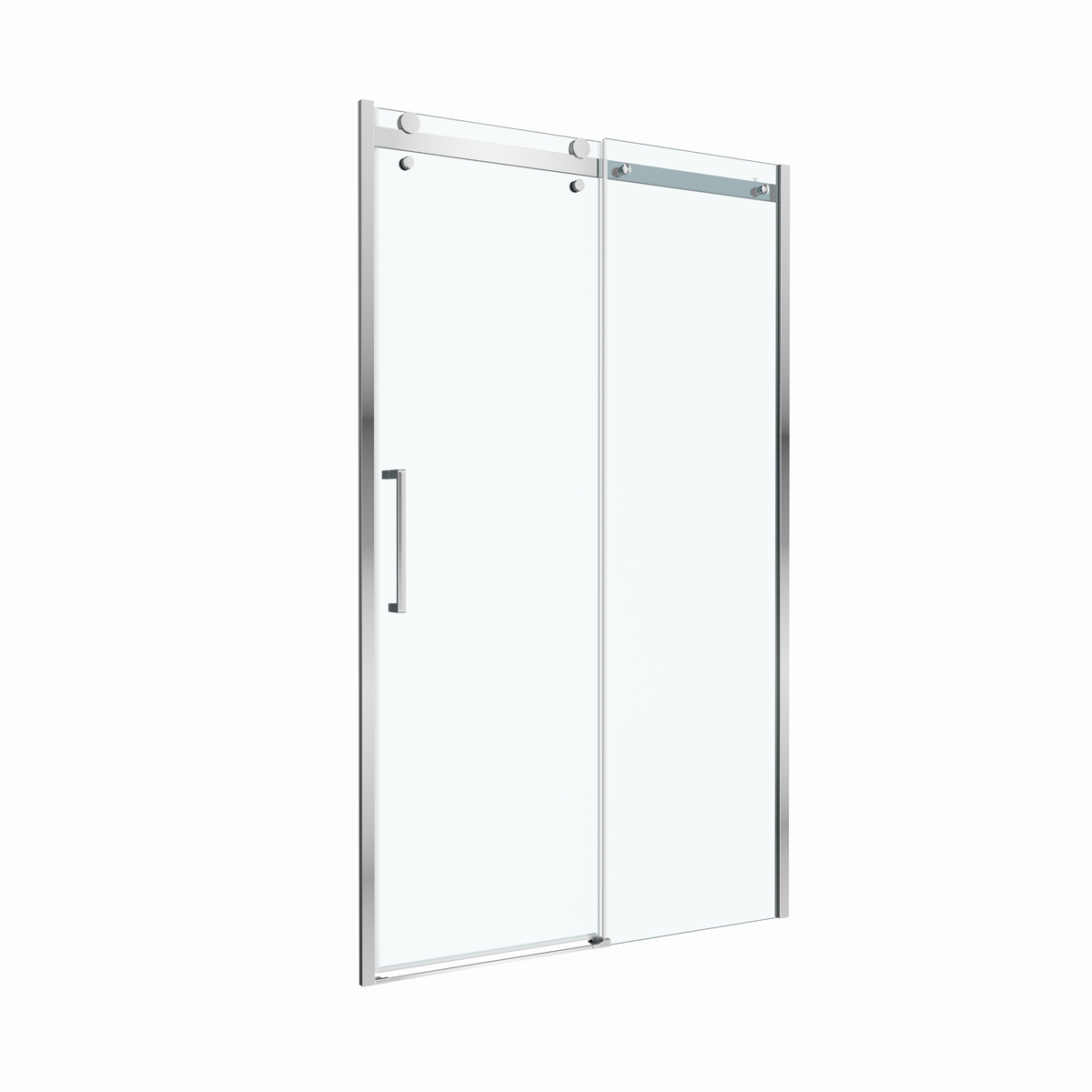 Душевая дверь шириной 121см BelBagno MARINO-2-BF-1-120-C-CR профиль хром, стекло прозрачное